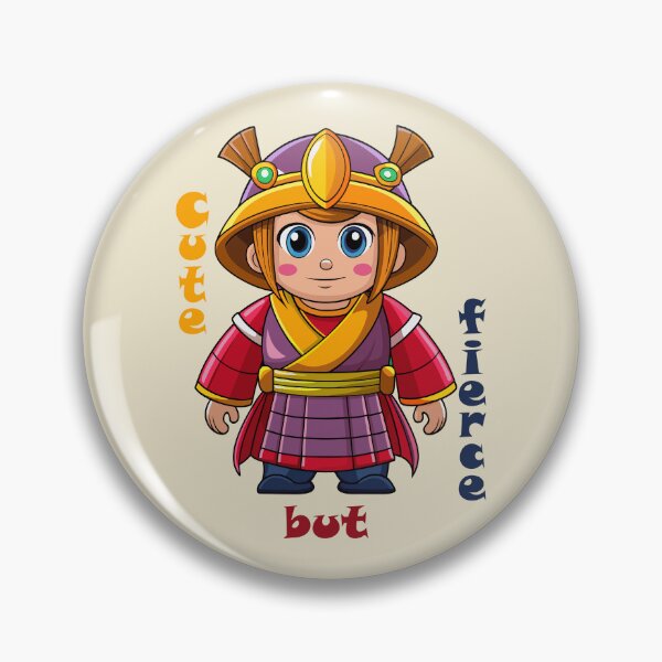 Item preview, Cute but Fierce Warrior designed and sold by AgarutanPrint.