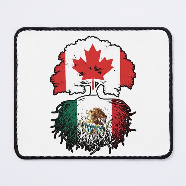 Item preview, Mexico Mexican Canadian Canada Tree Roots Flag designed and sold by FlagX.