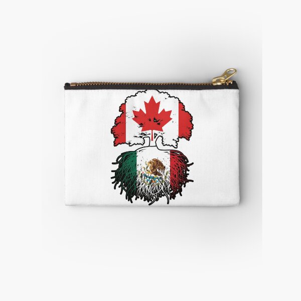 Item preview, Mexico Mexican Canadian Canada Tree Roots Flag designed and sold by FlagX.