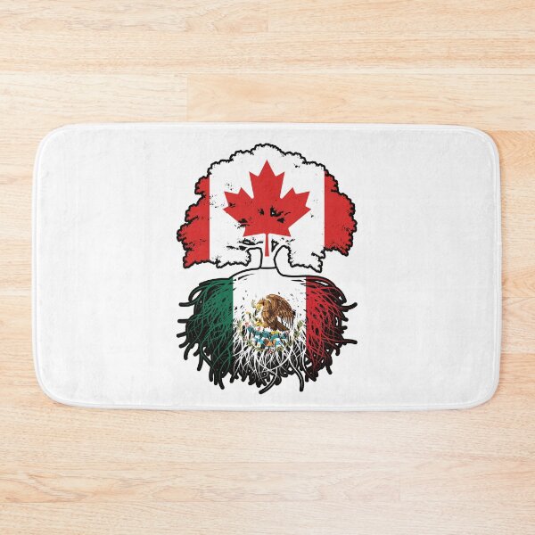 Item preview, Mexico Mexican Canadian Canada Tree Roots Flag designed and sold by FlagX.