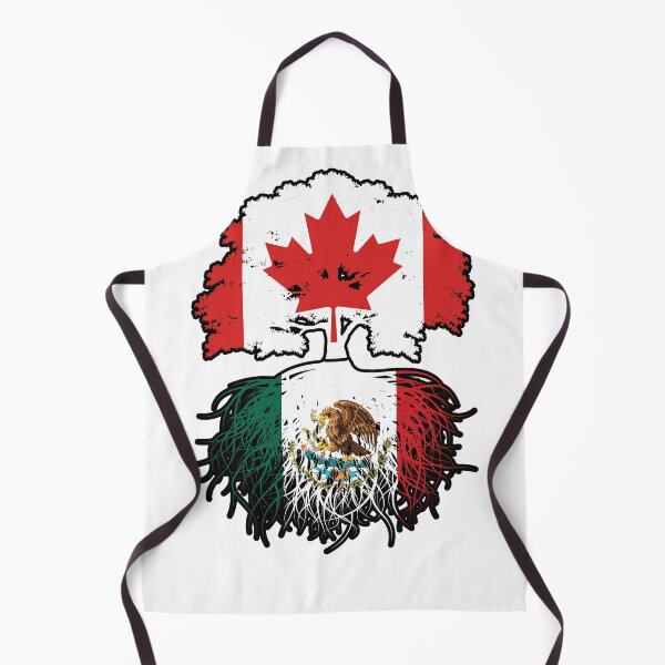 Item preview, Mexico Mexican Canadian Canada Tree Roots Flag designed and sold by FlagX.