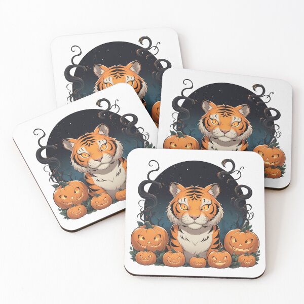 Item preview, Halloween Cartoon Tiger designed and sold by Krieghorn.