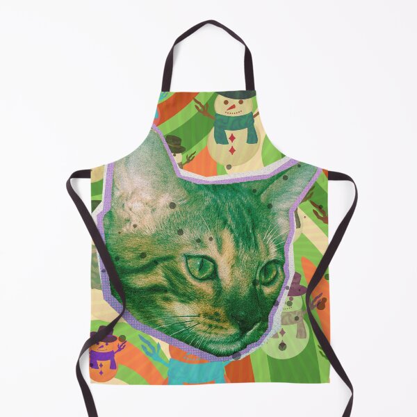 Item preview, Retro christmas cat designed and sold by Abelievingheart.