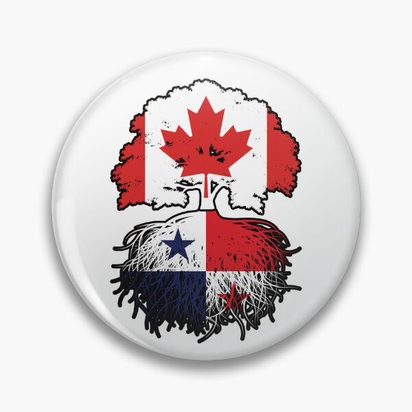 Item preview, Panama Panamanian Canadian Canada Tree Roots Flag designed and sold by FlagX.