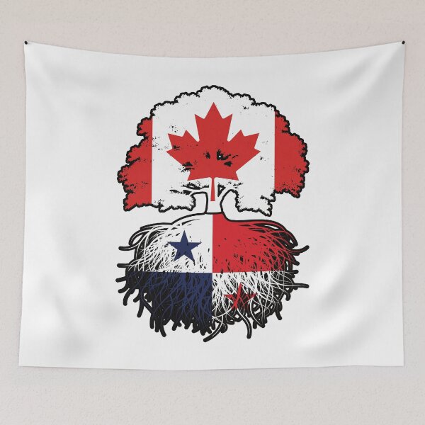 Item preview, Panama Panamanian Canadian Canada Tree Roots Flag designed and sold by FlagX.