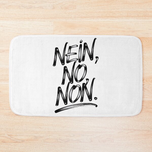 Item preview, Protest Art  "NO! NEIN, NO, NON!" – Bold Statement for Social Change designed and sold by paulo silveira.