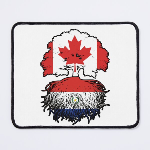 Item preview, Paraguay Paraguayan Canadian Canada Tree Roots Flag designed and sold by FlagX.