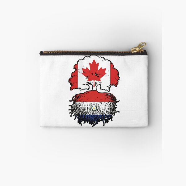 Item preview, Paraguay Paraguayan Canadian Canada Tree Roots Flag designed and sold by FlagX.