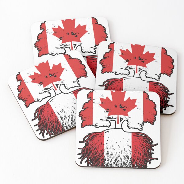 Item preview, Peru Peruvian Canadian Canada Tree Roots Flag designed and sold by FlagX.