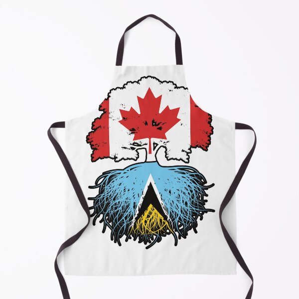 Item preview, Saint Lucia Saint Lucian Canadian Canada Tree Roots Flag designed and sold by FlagX.
