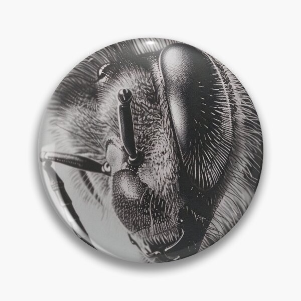 Item preview, Black and white wasp pencil drawing designed and sold by Pencil-Art.