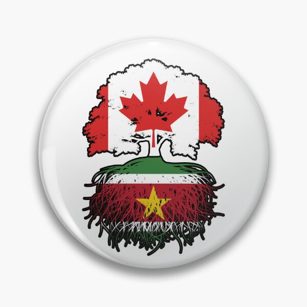 Item preview, Suriname Surinamese Canadian Canada Tree Roots Flag designed and sold by FlagX.