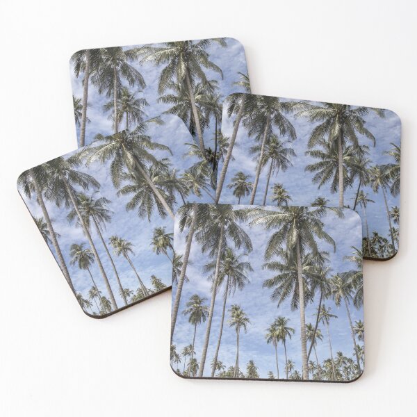 Item preview, Minimalistic Coconut Palm Trees in Peaceful Tropical Greenery designed and sold by NatureUnleashed.