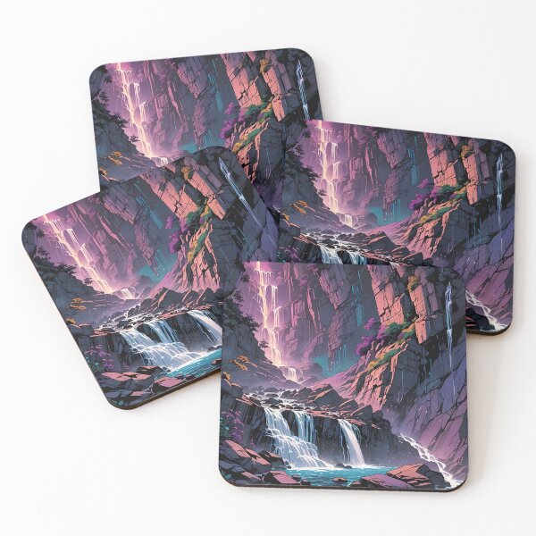 Item preview, Rock Face Waterfall designed and sold by AICreativeArts.