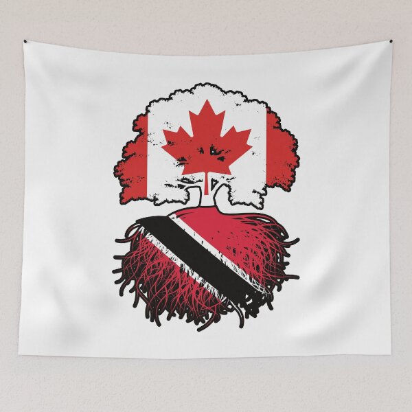 Item preview, Trinidad and Tobago Trinidadian Canadian Canada Tree Roots Flag designed and sold by FlagX.