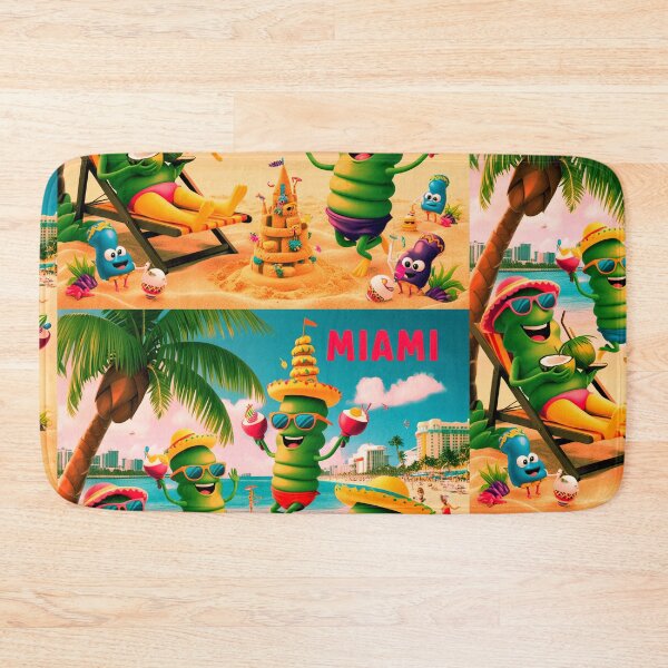 Item preview, Microbes' Fun Day in Miami designed and sold by AdoraSticks.