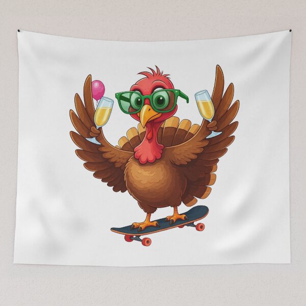 Item preview, Turkey Skateboard Adventure – Fun and Festivity! designed and sold by maritas22.