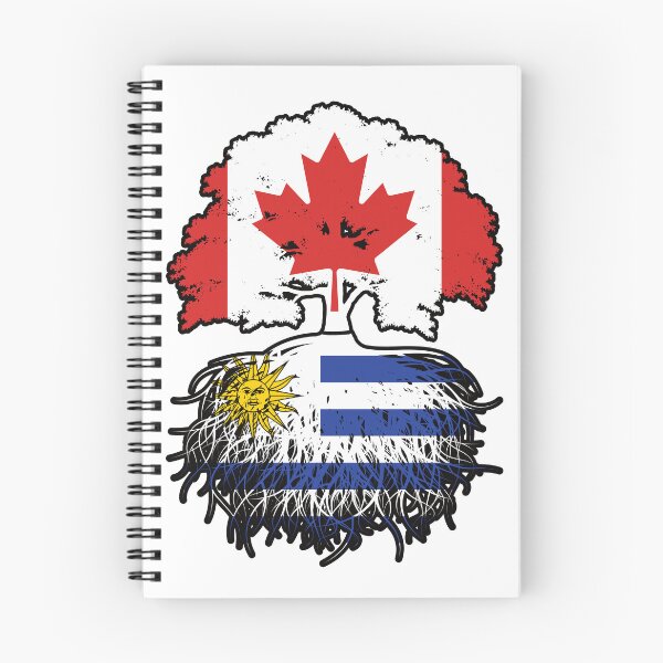 Item preview, Uruguay Uruguayan Canadian Canada Tree Roots Flag designed and sold by FlagX.