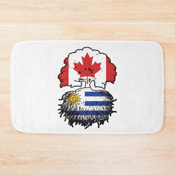 Item preview, Uruguay Uruguayan Canadian Canada Tree Roots Flag designed and sold by FlagX.