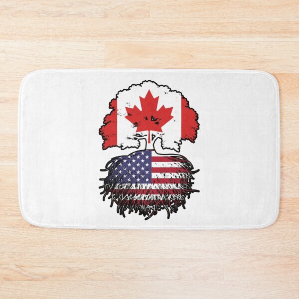 Item preview, USA American Canadian Canada Tree Roots Flag designed and sold by FlagX.