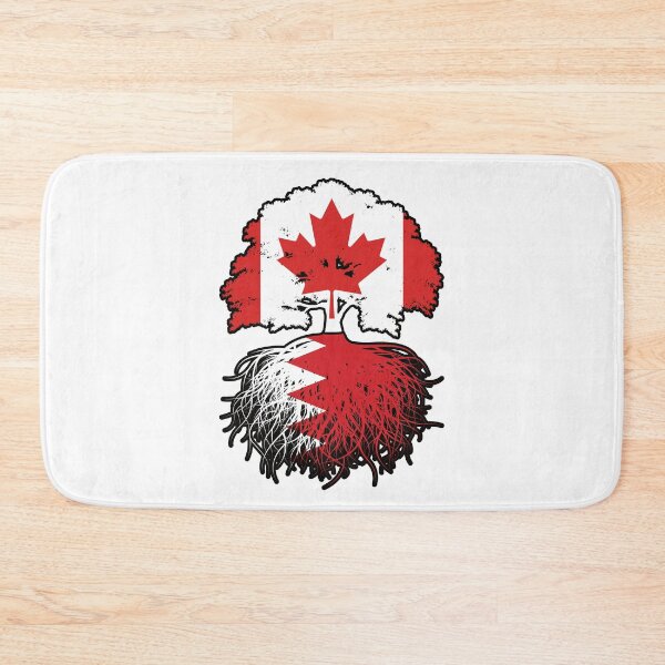 Item preview, Bahrain Bahraini Canadian Canada Tree Roots Flag designed and sold by FlagX.