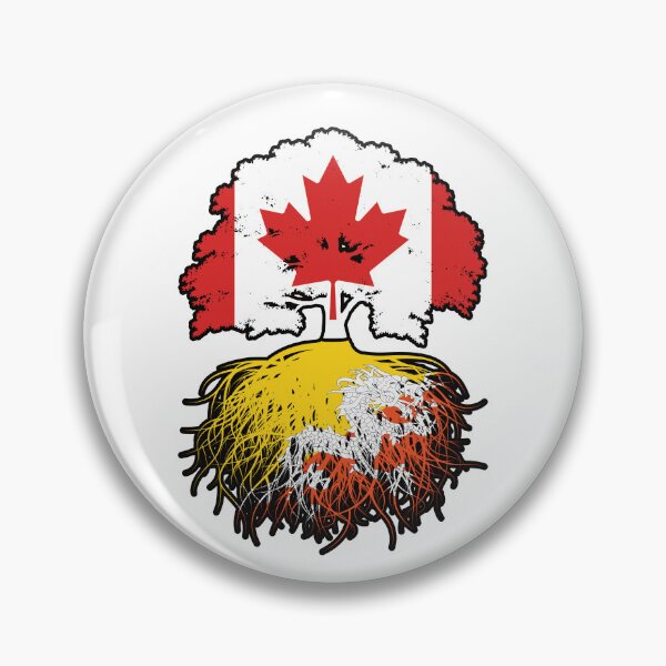 Item preview, Bhutan Bhutanese Canadian Canada Tree Roots Flag designed and sold by FlagX.