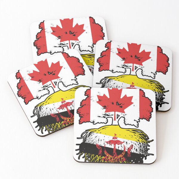 Item preview, Brunei Bruneian Canadian Canada Tree Roots Flag designed and sold by FlagX.