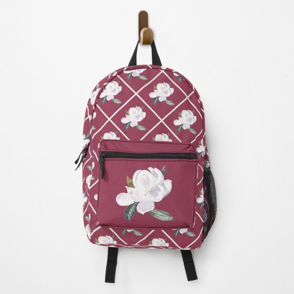 Item preview, Magnolia Painting Diagonal on Deep Rose 95374f designed and sold by Art in My Loft.