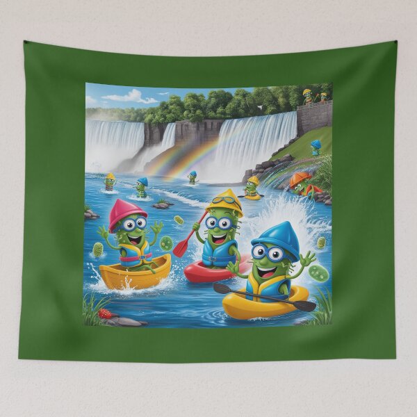 Item preview, Microbes' Water Adventure at Niagara Falls designed and sold by AdoraSticks.