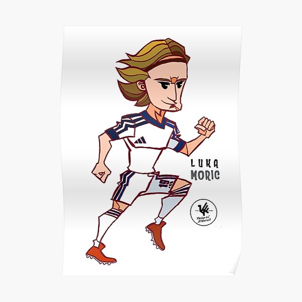 "Luka Modric" Poster by TheKopArtStudio | Redbubble