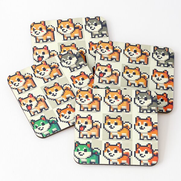 Item preview, Pixel Shiba Inu Collection: Retro 8-Bit Crypto Mascot Art designed and sold by fc2c.