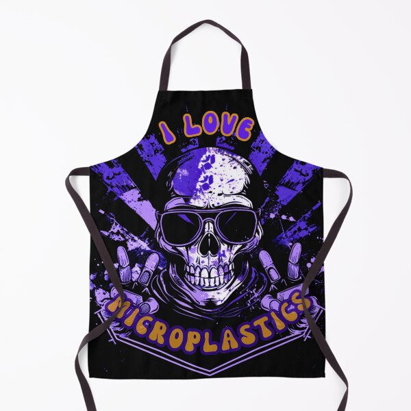 Item preview, I Love Microplastics (Not) designed and sold by PitchBlackIcon.