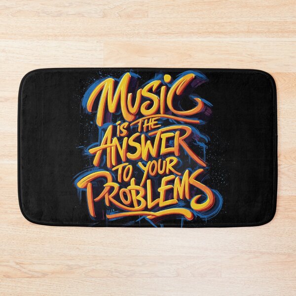 Item preview, Music is The Answer To Your Problems | Graffiti urban art designed and sold by paulo silveira.