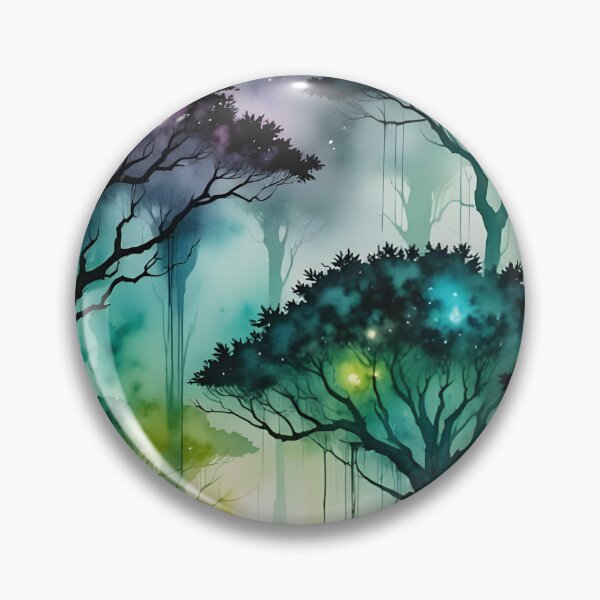 Item preview, Forest Of Familiar Fairies And Glowing Orbs designed and sold by taiche.