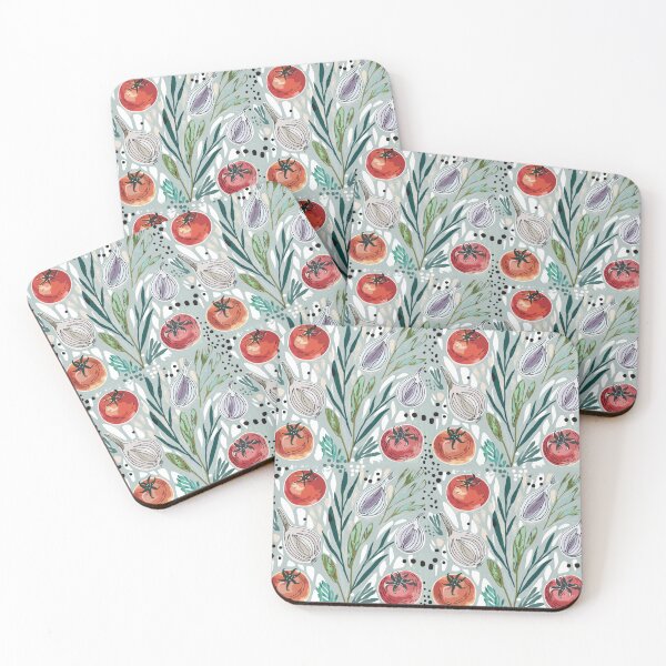 Item preview, A seamless pattern featuring an assortment of colorful vegetables, including tomatoes, carrots, peppers, and greens, on a light background. Perfect for kitchen or food-themed designs. designed and sold by paratynka.