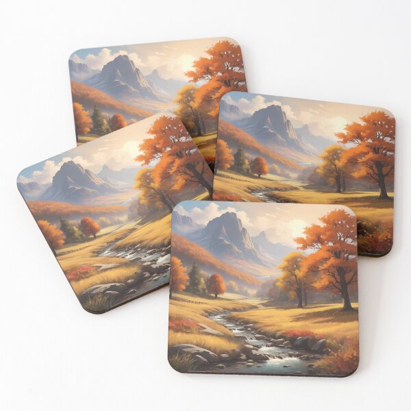 Item preview,  Serene Autumn Landscape designed and sold by AICreativeArts.
