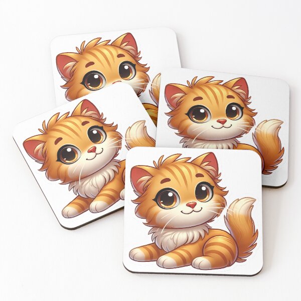 Item preview, Playful Orange Tabby Cat designed and sold by Peelya.