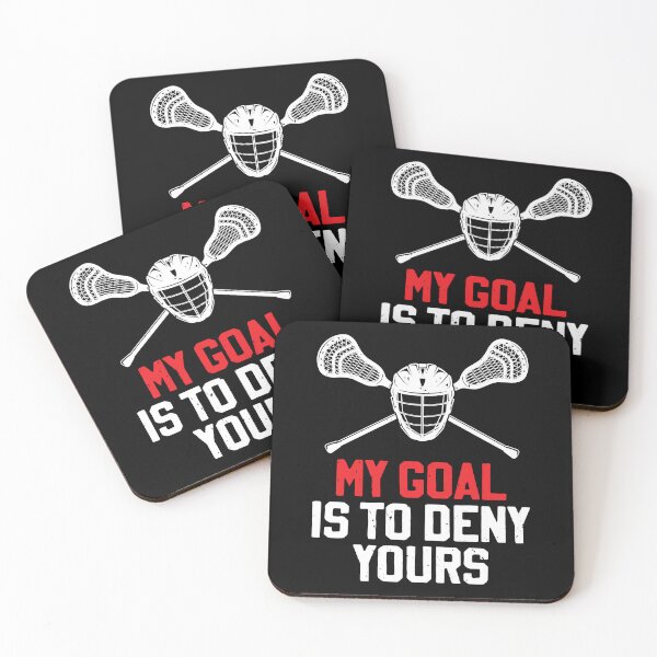 Item preview, Lacrosse My Goal Is To Deny Yours For Guys Girls Player designed and sold by Rahjihan.