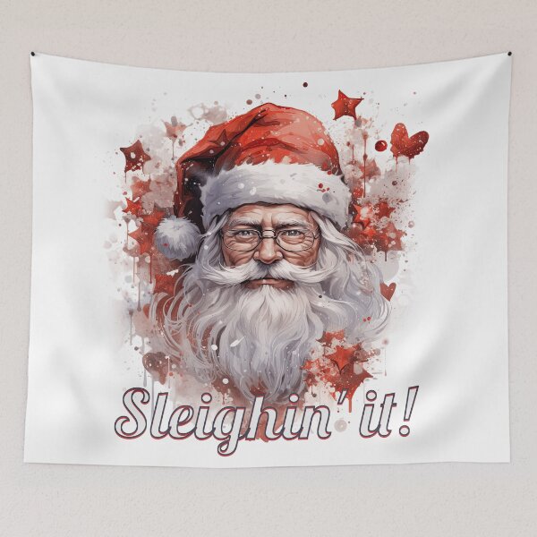 Item preview, Sleighin' It! Santa Vibe designed and sold by KimRG.