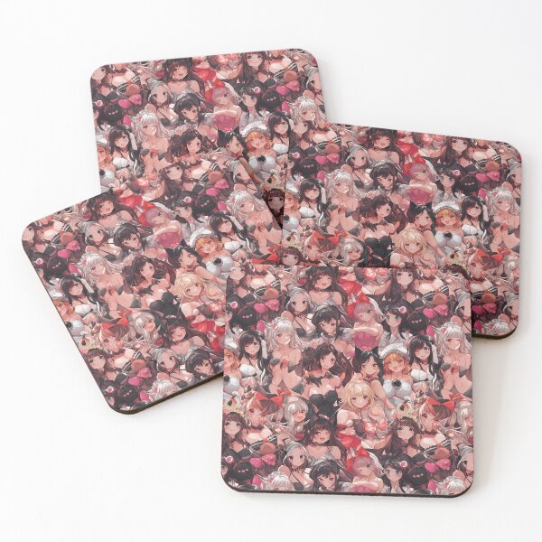 Item preview, Charming Anime Icons in Elegant Blossoms by AI designed and sold by DigitAIShop.