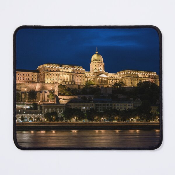 Item preview, Night view of the beautiful Buda Castle along the Danube River designed and sold by WorldScenery.