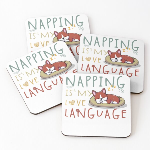 Item preview, Napping is my love language funny sleeping lover designed and sold by REDDLINE.