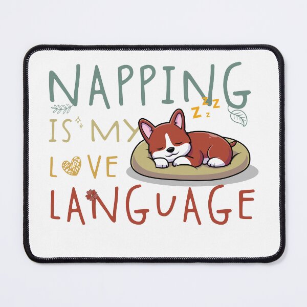 Item preview, Napping is my love language funny sleeping lover designed and sold by REDDLINE.