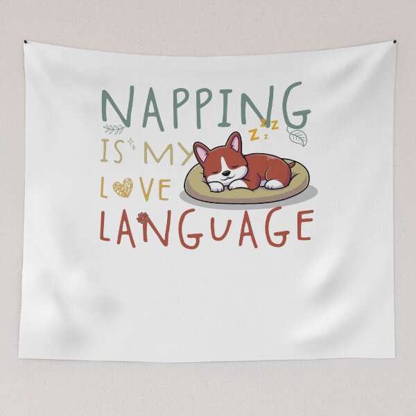 Item preview, Napping is my love language funny sleeping lover designed and sold by REDDLINE.