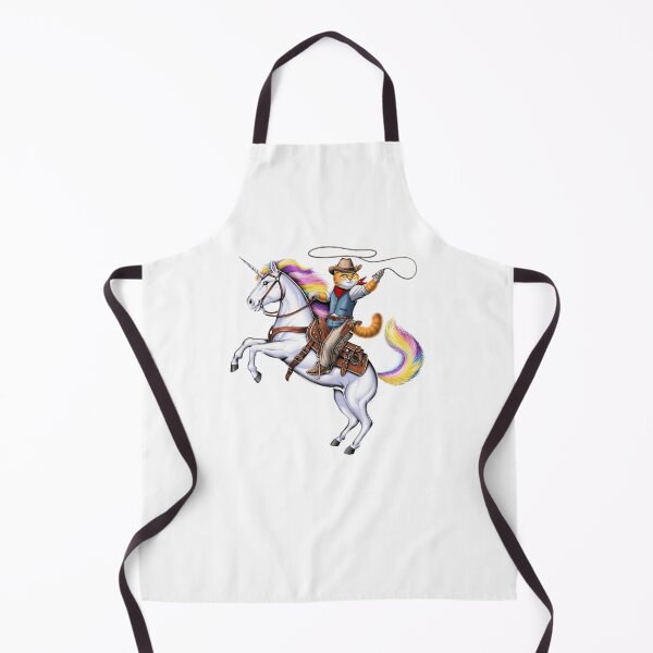 Item preview, Cat Cowboy Riding Rodeo Unicorn designed and sold by underheaven.