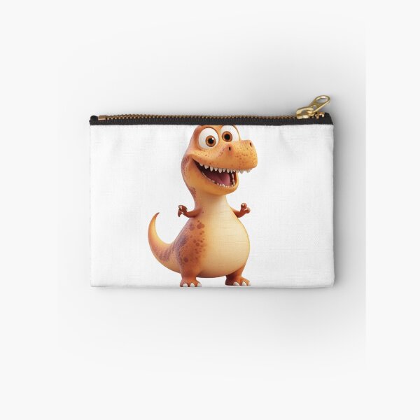 Item preview, Happy Orange Cartoon Dinosaur designed and sold by IllustrifyArts.