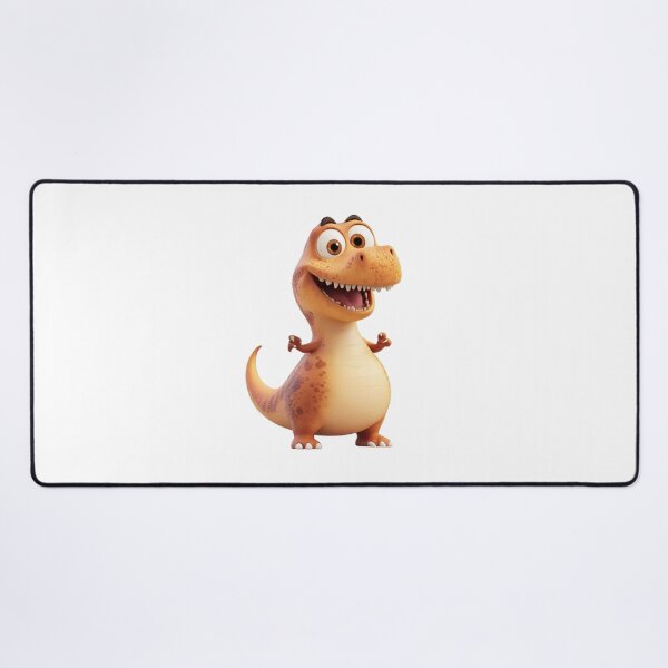 Item preview, Happy Orange Cartoon Dinosaur designed and sold by IllustrifyArts.