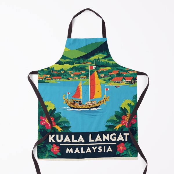 Item preview, Kuala Langat Malaysia Vintage Travel Tourism designed and sold by TravelersGems.
