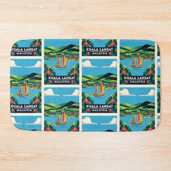 Item preview, Kuala Langat Malaysia Vintage Travel Tourism designed and sold by TravelersGems.