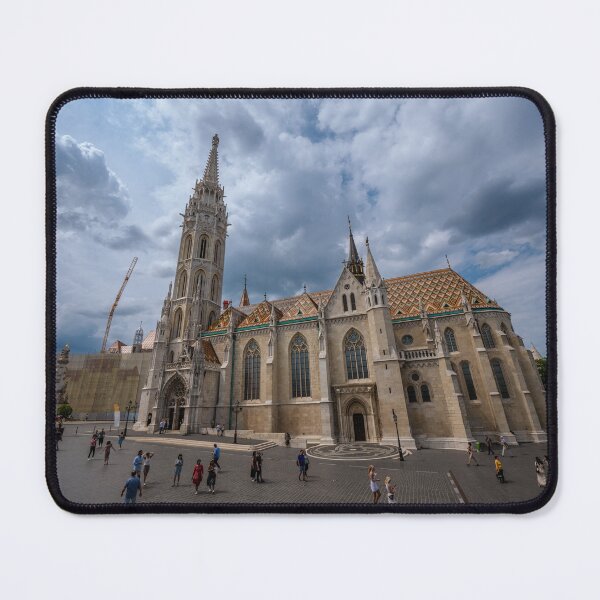 Item preview, View of Matthias Church in the Holy Trinity Square in Budapest, Hungary designed and sold by WorldScenery.